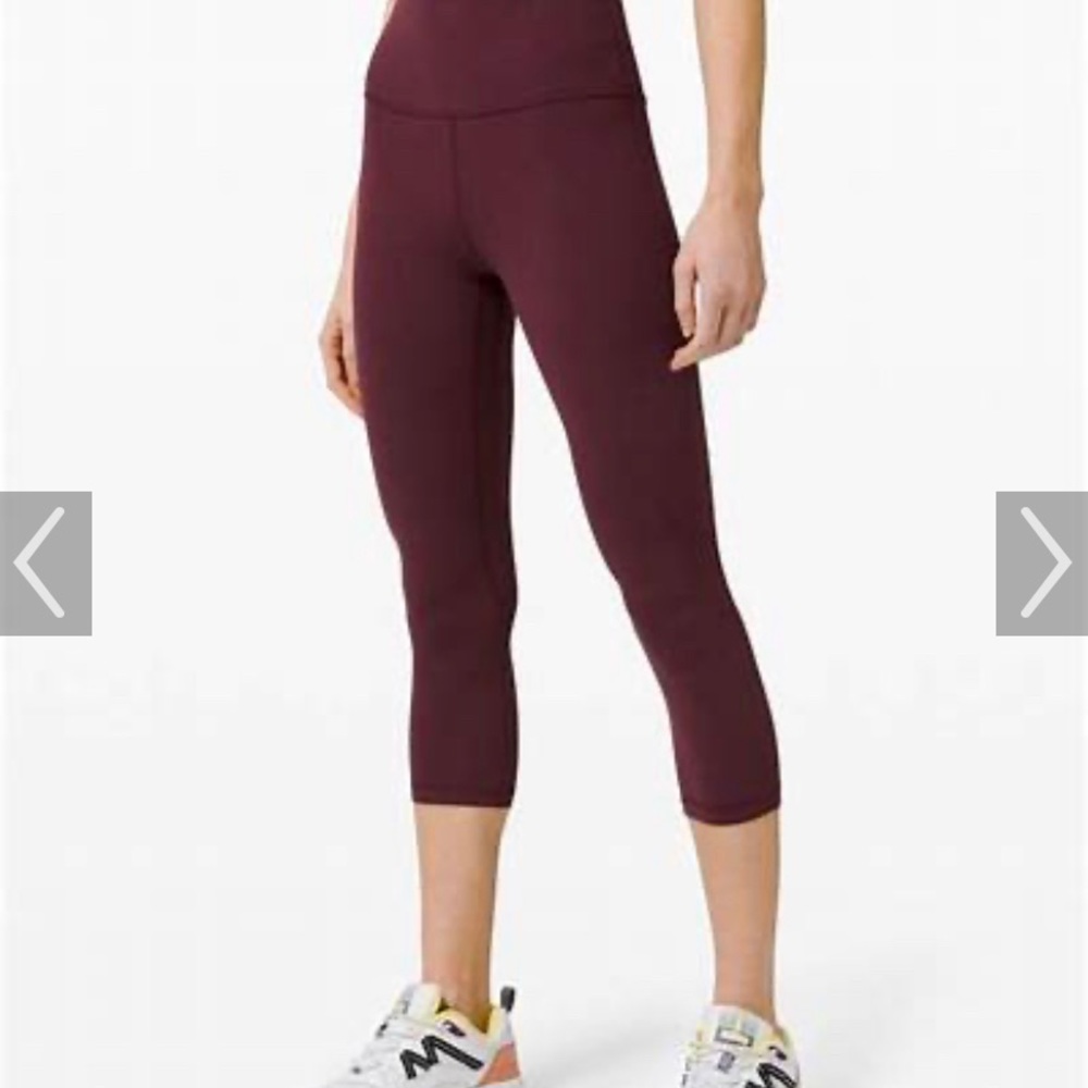 Lululemon Align Crop 21 high rise Leggings - size 2
